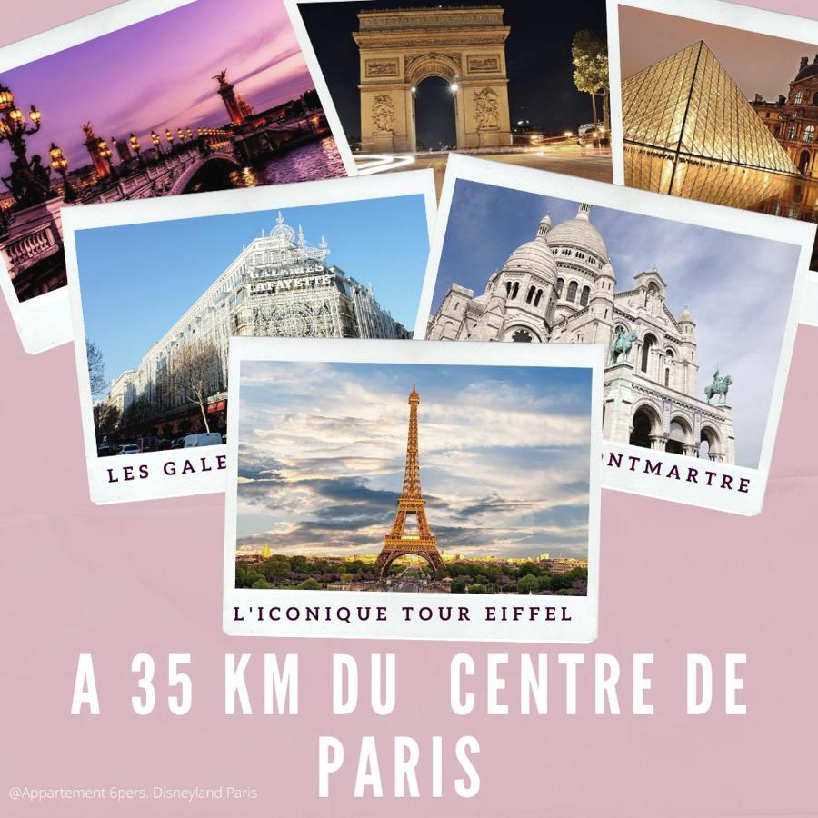 Appartement 7 Pers A Disneyland Paris Chessy Kültér fotó